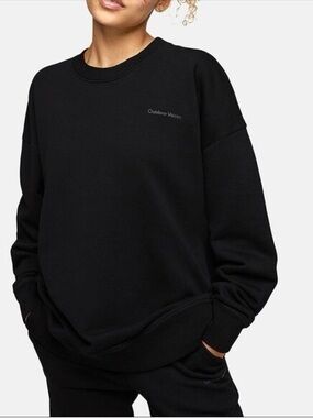 Outdoor Voices Black Crewneck Sweatshirt Size M